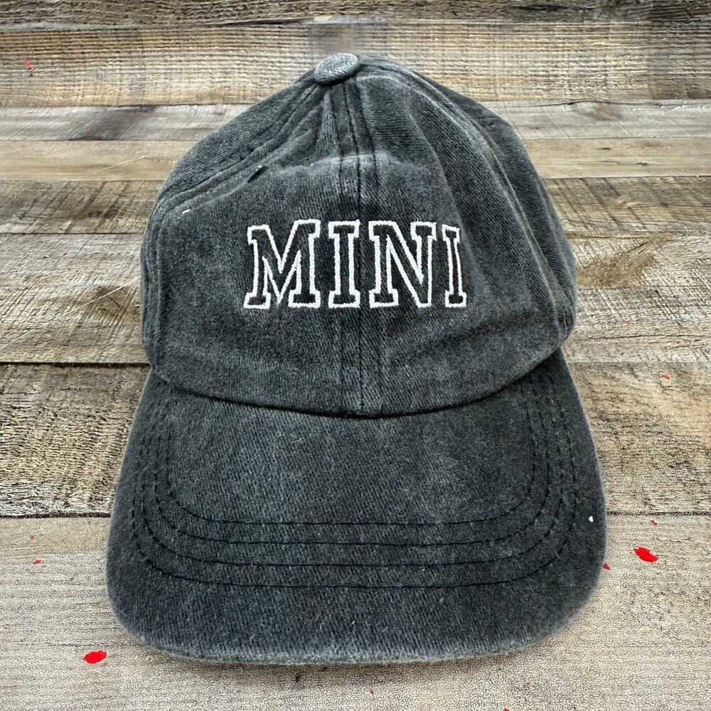 Mini Denim Baseball Hat Toddler Cap Embroidered Adjustable